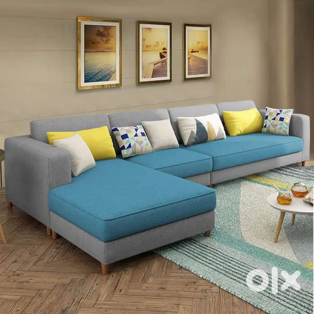Modern Living Sofa Set With Pillows Casaliving Rawson LHS Seater L