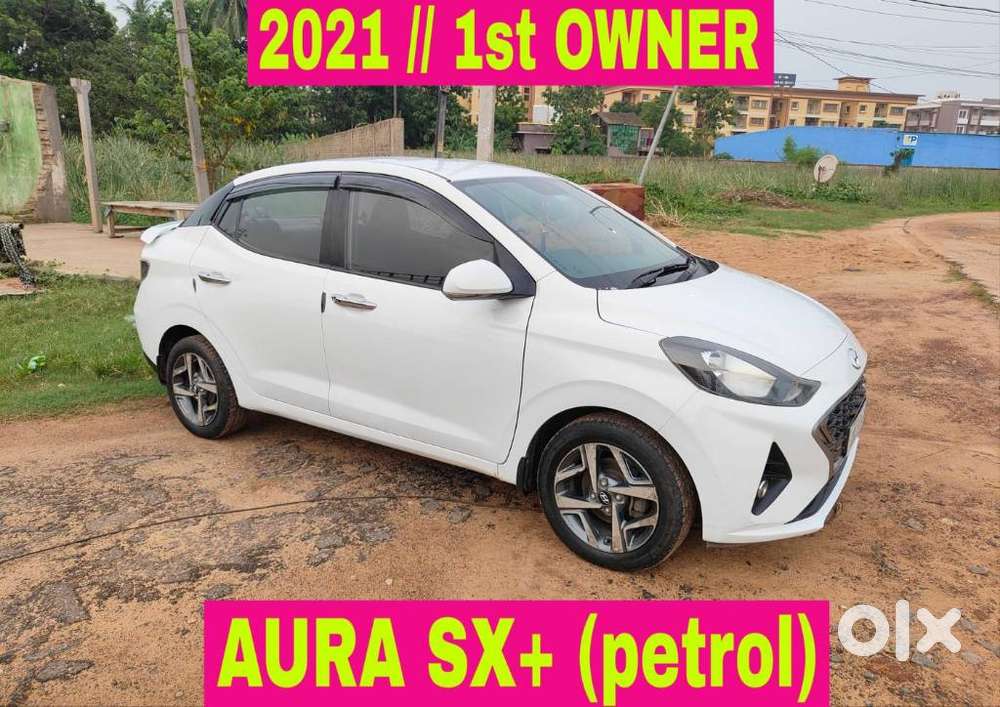 Hyundai Aura Sx 1.2 Petrol, 2021, Petrol
