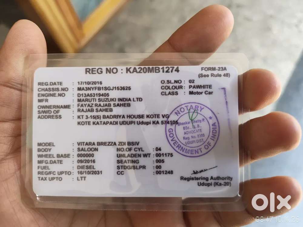 Maruti Suzuki Brezza Zdi 2016