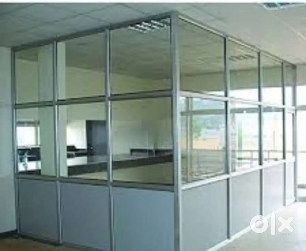 Alumuniam and glass work