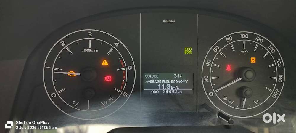 Toyota Innova Crysta 2.4 G Mt 7 Str, 2022, Diesel