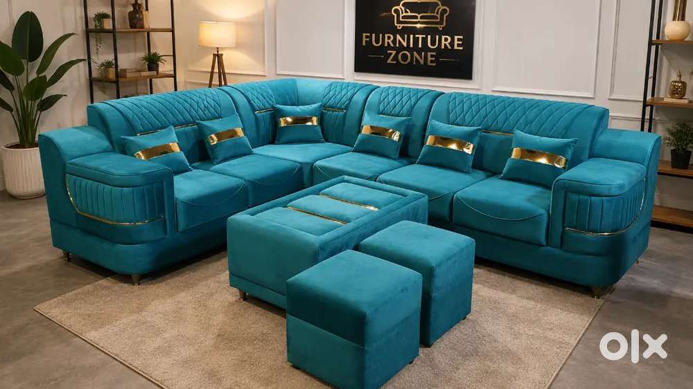 Brand new lshape sofa set