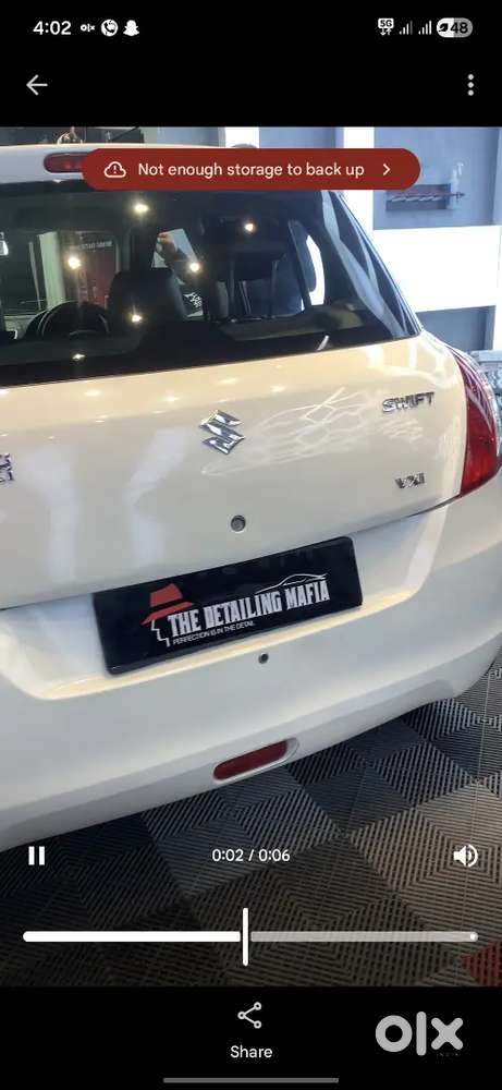 Swift Vxi  Cng On Paper