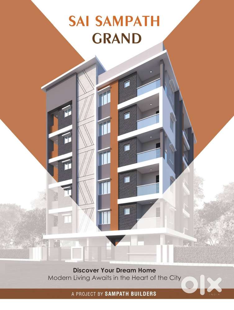 SAI SAMPATH GRAND,MADHURAWADA LOCATION,2/3BHK,EAST/WEST FLAT FOR SALE
