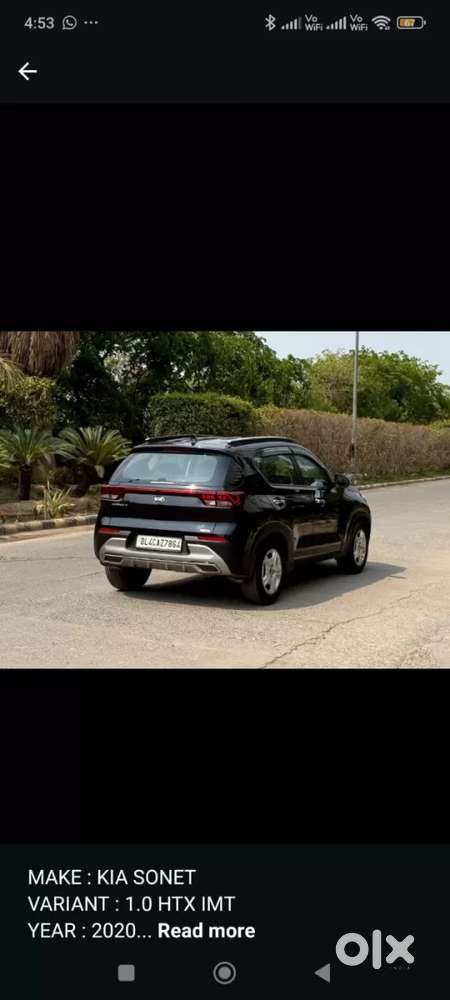 Kia Sonet 1.0 Gtx Plus Dct, 2020, Petrol