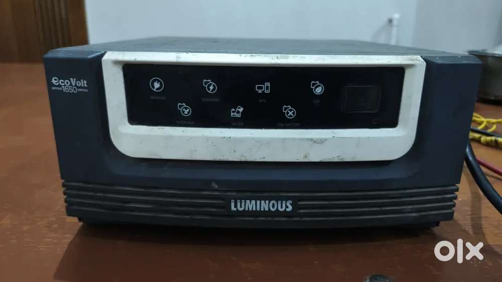 Luminous inverter eco 1650 24v (for double battery) with trolly