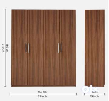 Pepperfry wardrobe 5 door new arrivals