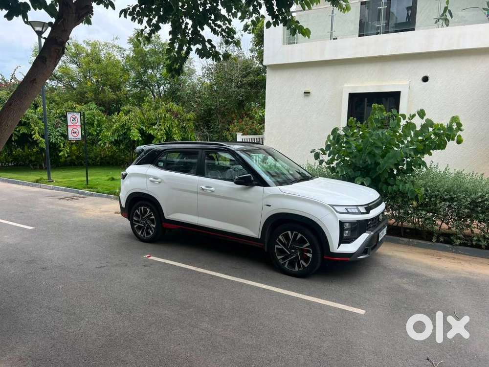 Creta N Line N8 Dct White Dual Tone