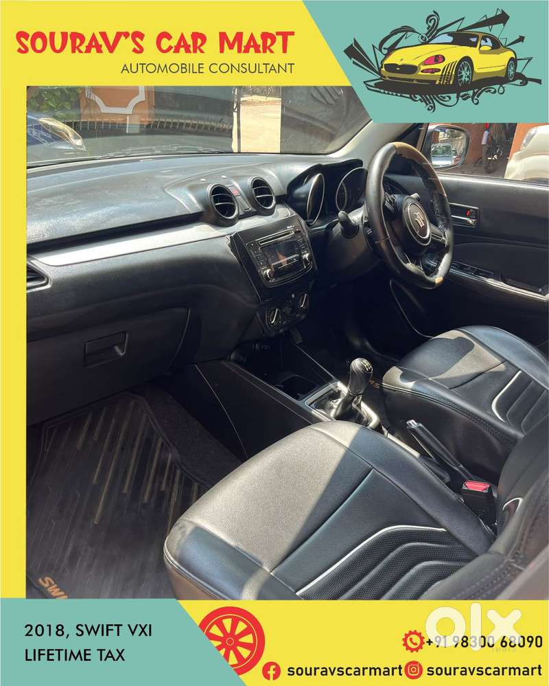 Maruti Suzuki Swift Vxi + Manual, 2018, Petrol