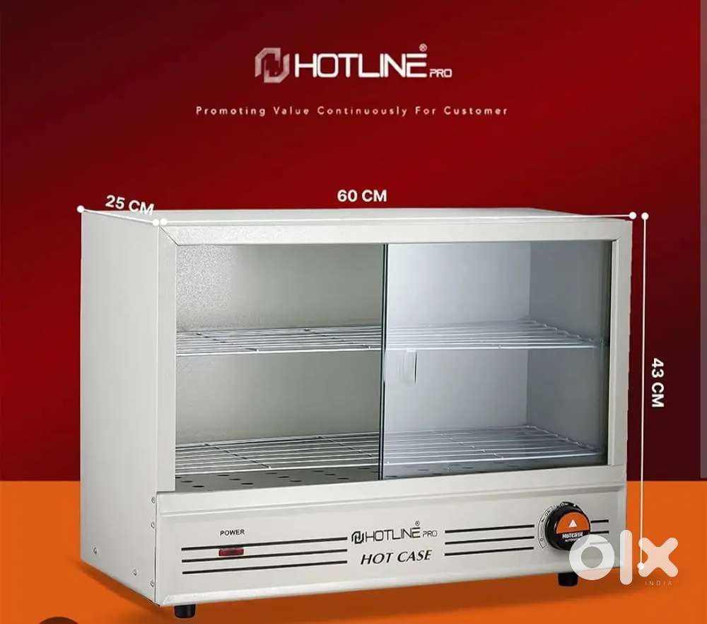 Electric hot case for patties New condition