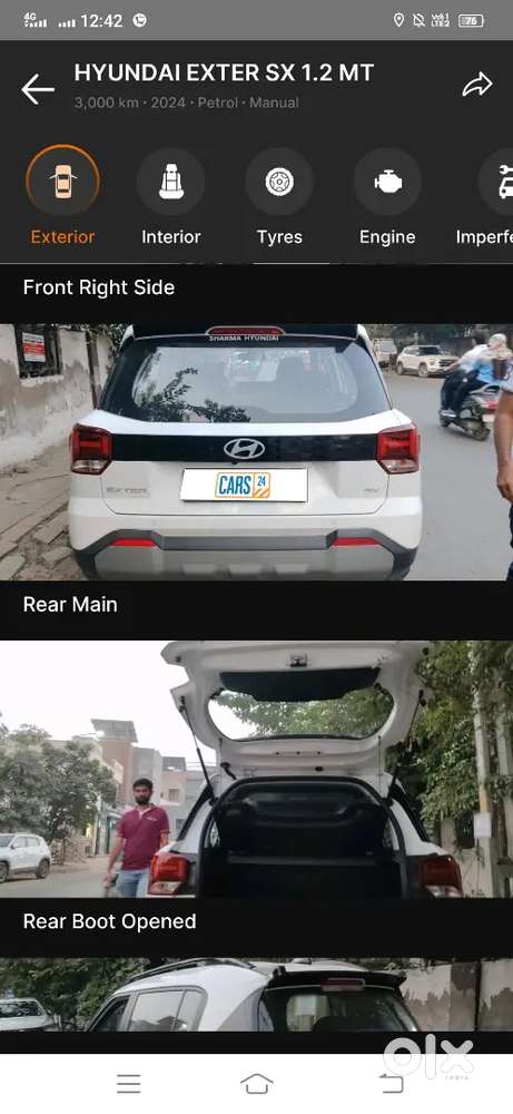 Hyundai Exter 2024 Petrol 3112 Km Driven