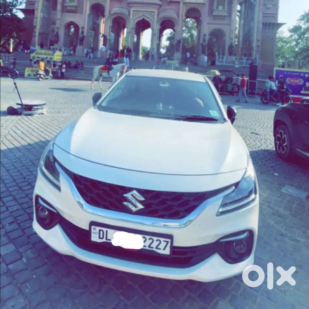 Baleno 2023 Petrol 1st Owner White Alloy Wheels Led Light Music System