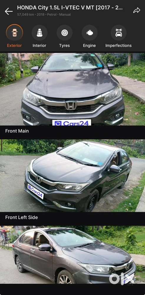 Honda Car Petrol Manual 2018 Year