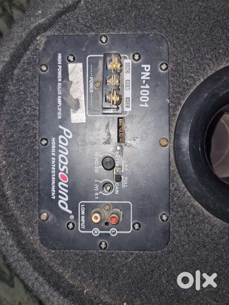 Amplifier Panasound Subwoofer Infinity GTO 804EZ Car Amplifier In