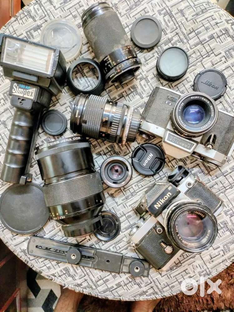 Nikon & Practika Camera