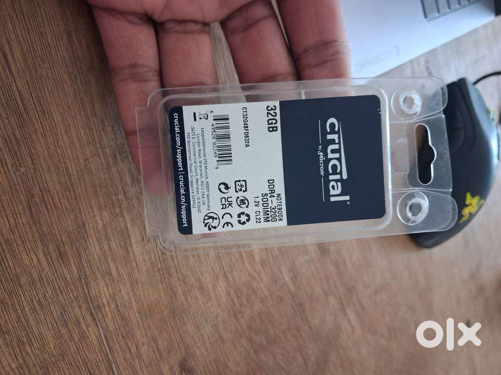 Crucial 32GB DDR4 3200MHz Laptop RAM (Single Stick) &mdash; With Bill