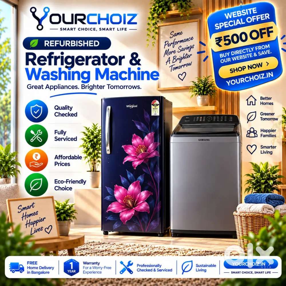 Quality Fridge & Washing Machine &ndash; Ready to Use