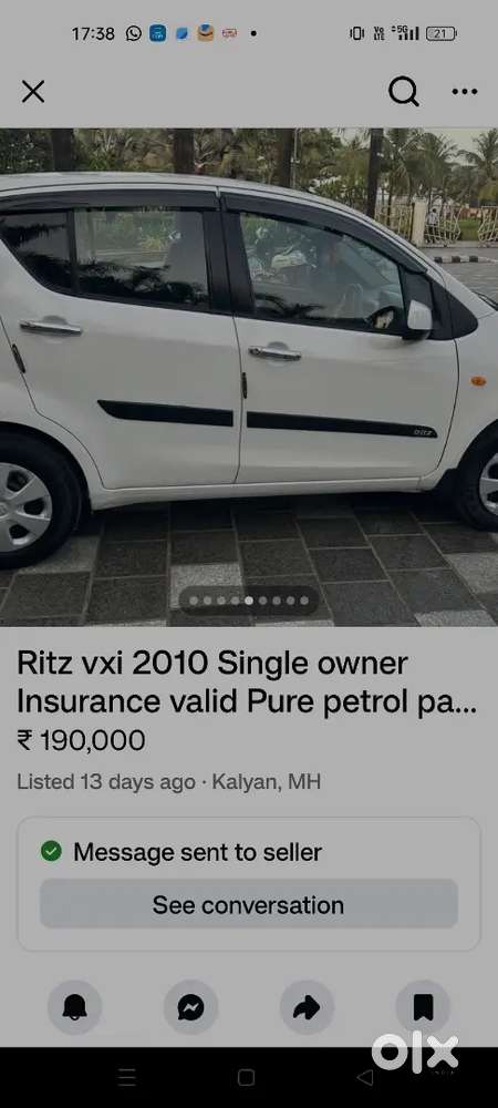 Maruti Suzuki Ritz 2010 Petrol Good Condition