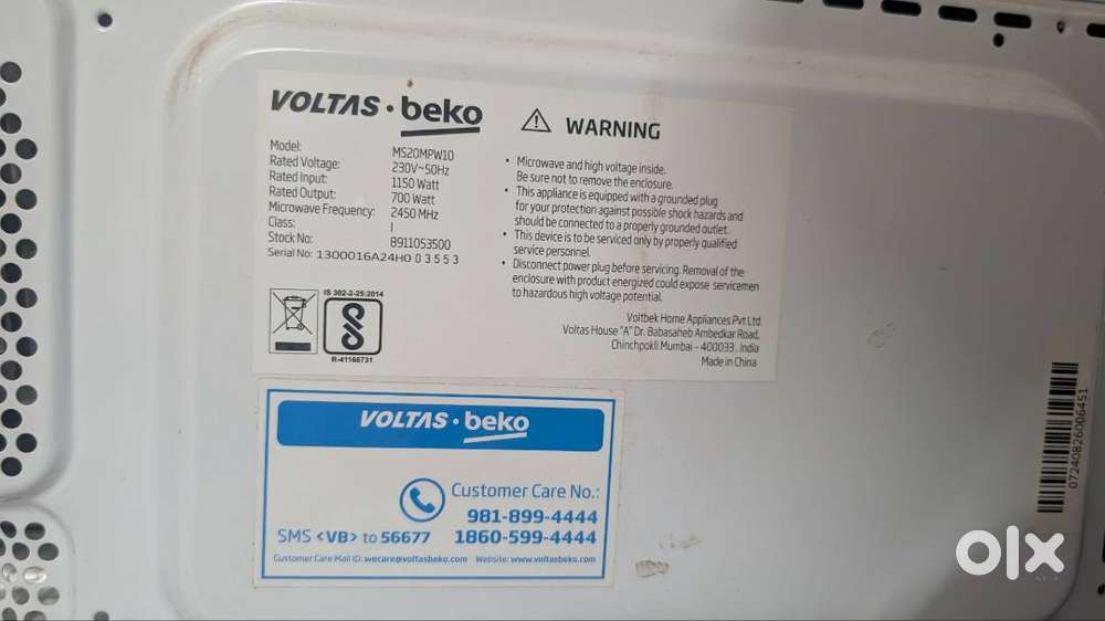 Tata Voltas Beko Microwave