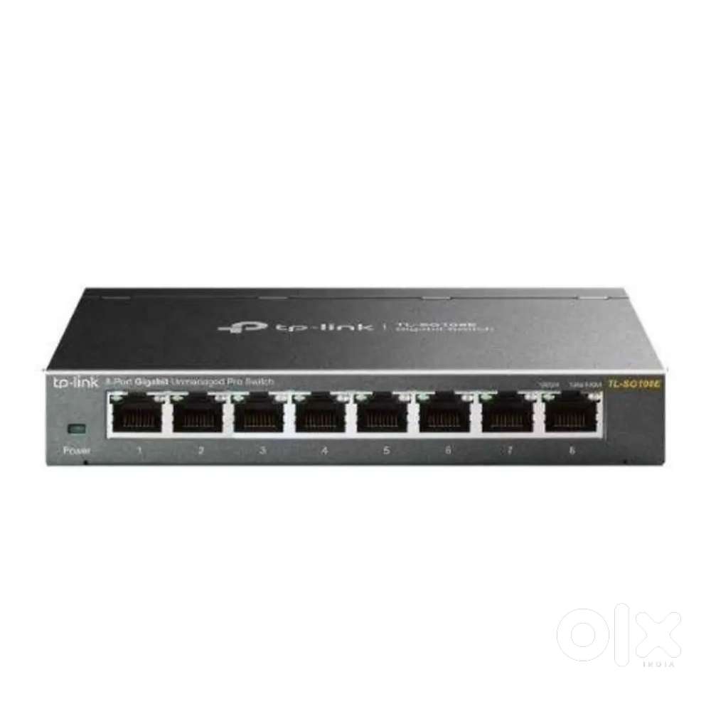 TP-Link 8 Ports Gigabit Unmanaged Pro Switch, TL-SG108E New unused