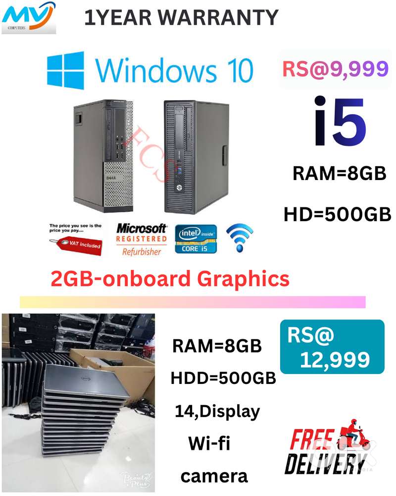 MS Office Loaded Ready to Use CPU Warranty with Bill