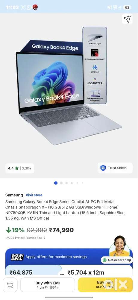 SAMSUNG BRAND NEW LAPTOP ONLY MONTHS OLD SELLING FOR MONEY EMERGENC