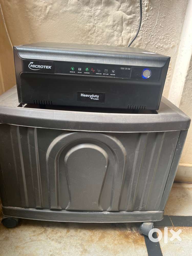 Okaya battery and microtek 1550w heavy duty inverter