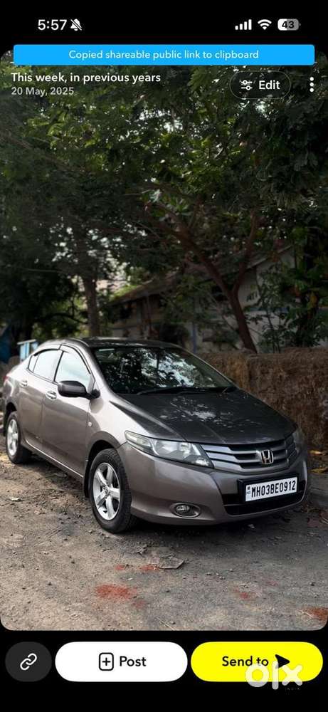 Honda City 2011 Cng