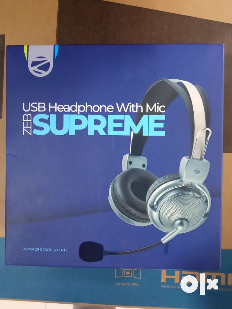 Zebronics supreme usb headphones best sale with mic