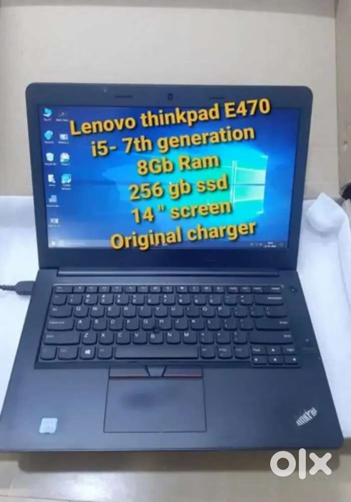 ThikPad E470 I5-7th genration 8Gb Ram 256 SSD