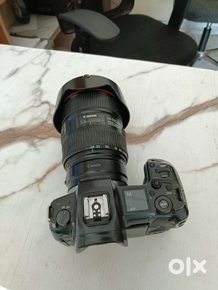 Canon R body with 24-105 lens is2 and mount