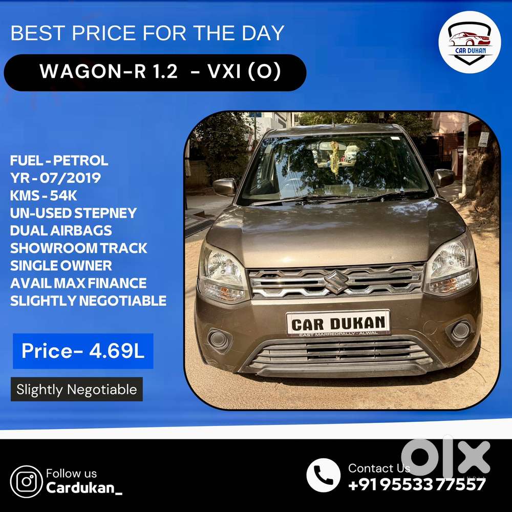 Maruti Suzuki Wagon R Vxi Opt, 2019, Petrol