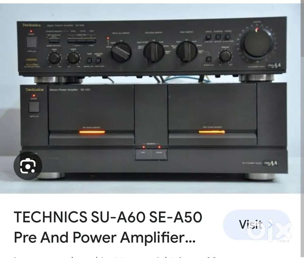 Technics SuA60,SE50 Pre amplifier and dual mono power amplifier TVs