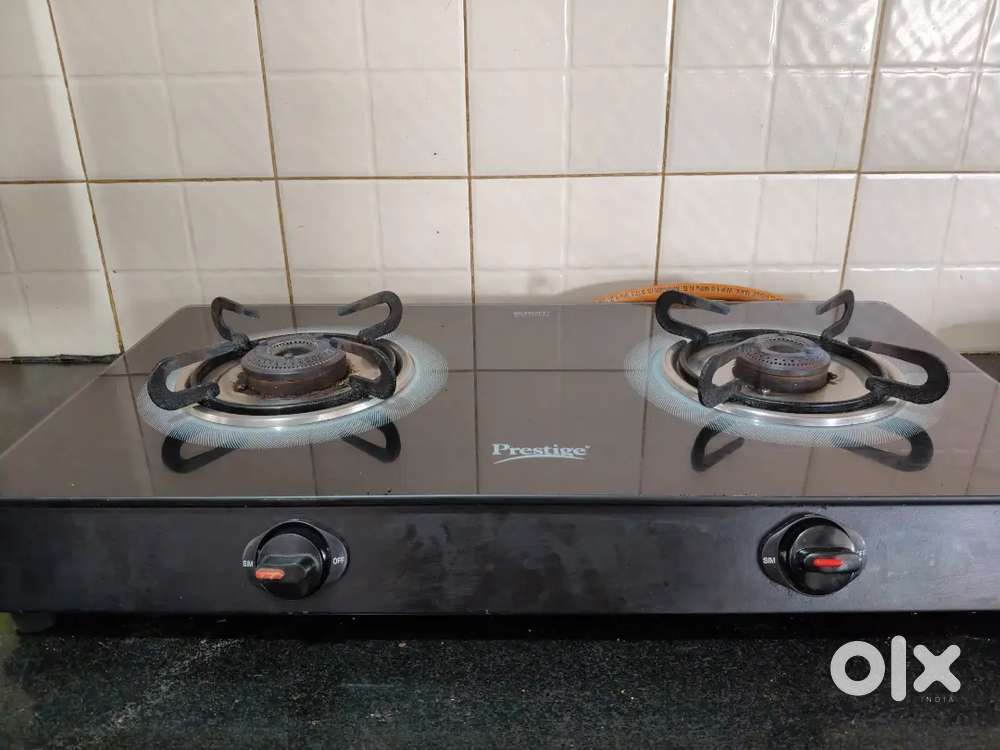 2 burner prestige glass top gas stove