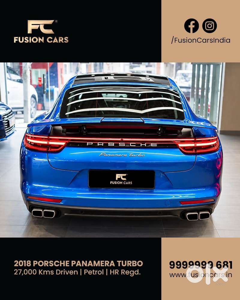 Porsche Panamera Turbo, 2018, Petrol