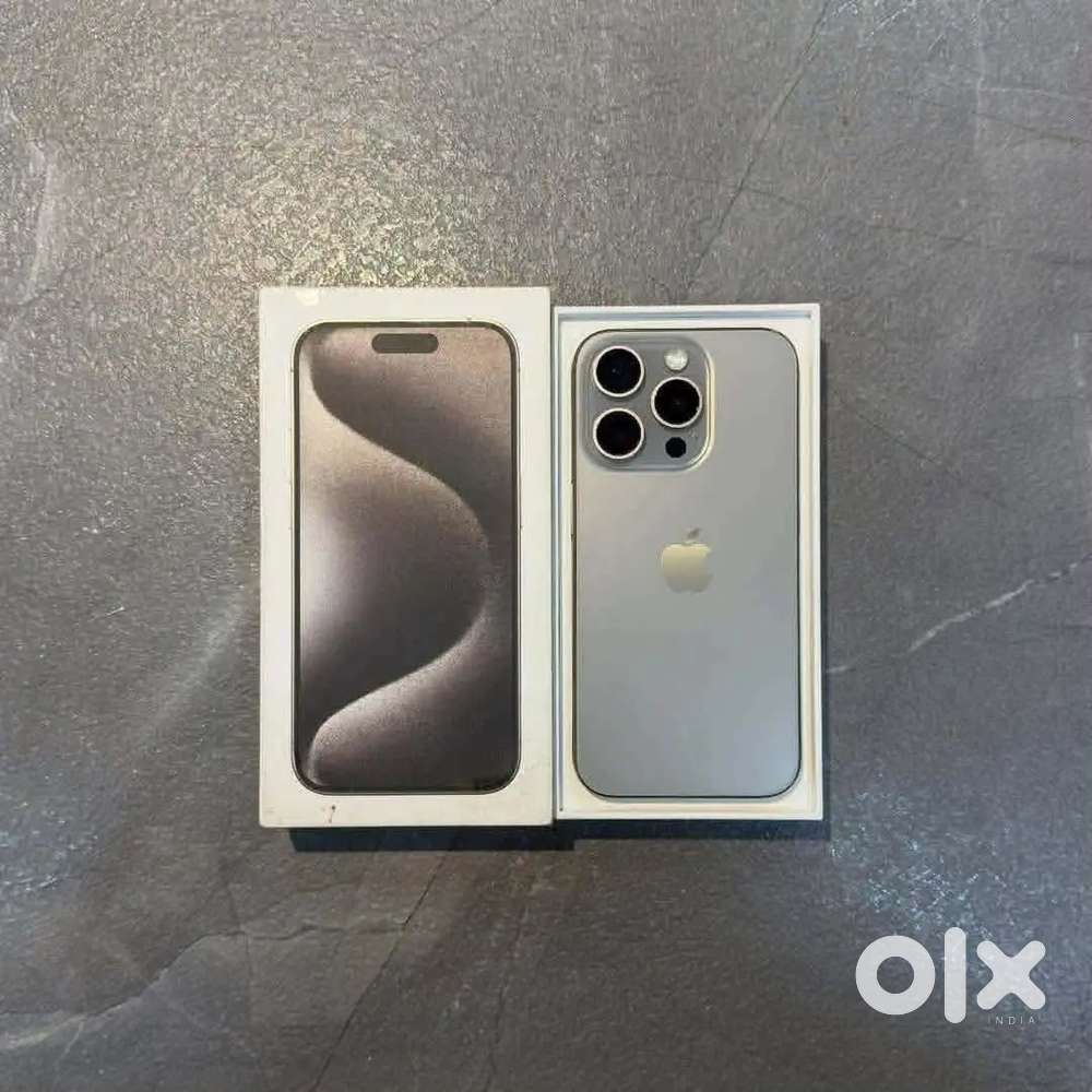 Iphone 15 pro max 256gb with all accessories emi also available