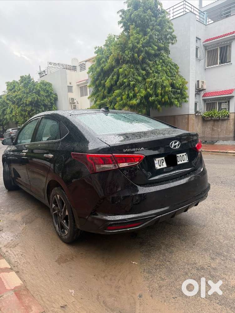 Hyundai Verna Diesel Manual 2022 Black Colour With Piad Vip No - 0007
