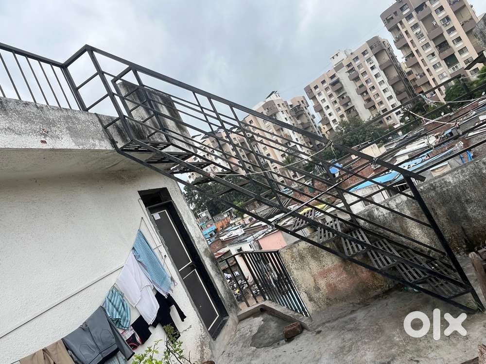 step ladder with metal