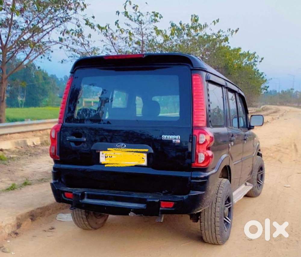 Black Scorpio 2012 Vlx Top Model Black Beast Best Suv For Family