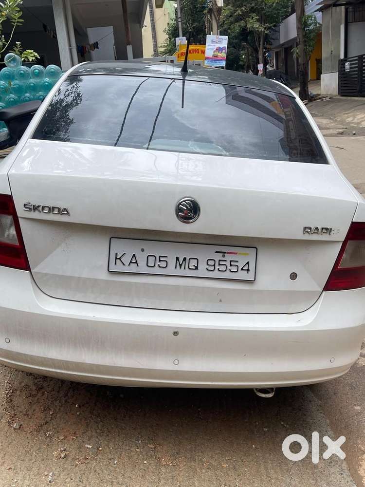 Skoda Rapid White Colour, Very Well Maintained