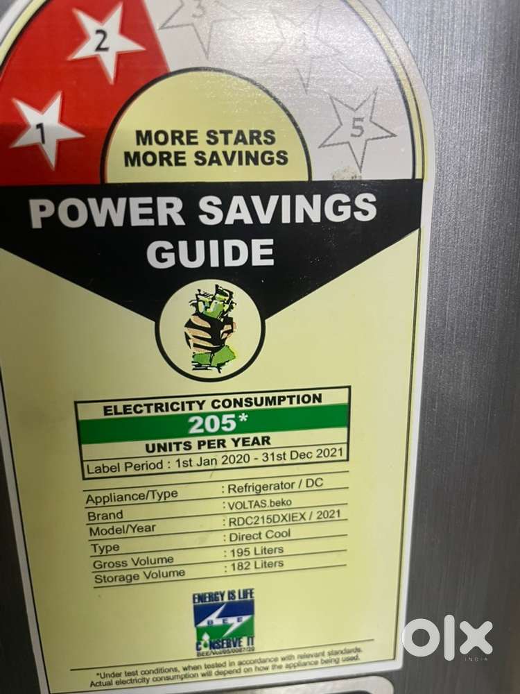 Voltas beko -182 ltr single door fridge