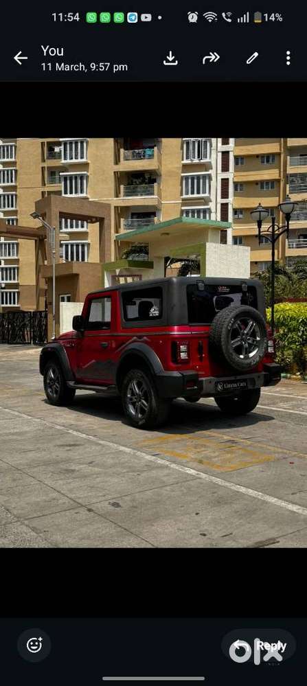 Mahindra Thar Lx D At 4wd Ht, 2021, Diesel