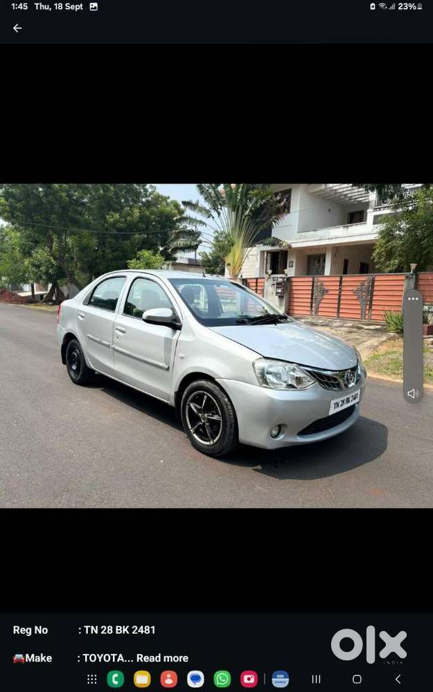 Toyota Etios, 2015, Diesel