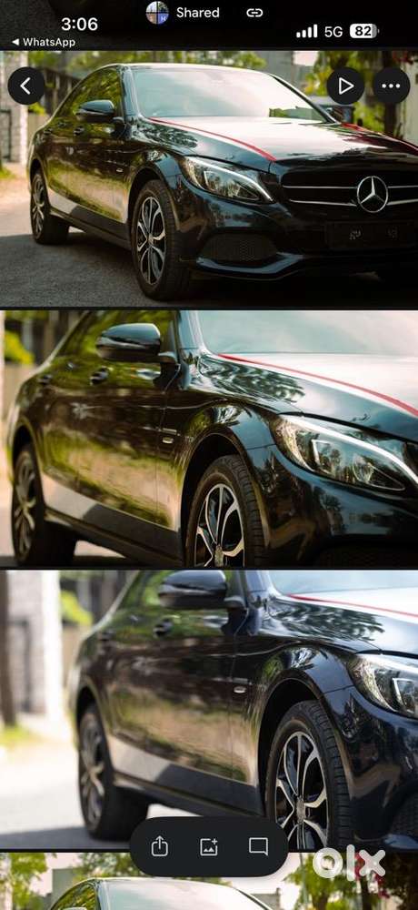 Mercedes-benz C-class 2018 Diesel ,dark Blue Colour,well Maintaned