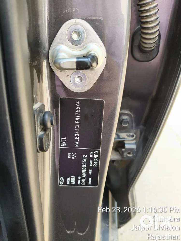 Hyundai Aura 2023 Cng & Hybrids 55040 Km Driven