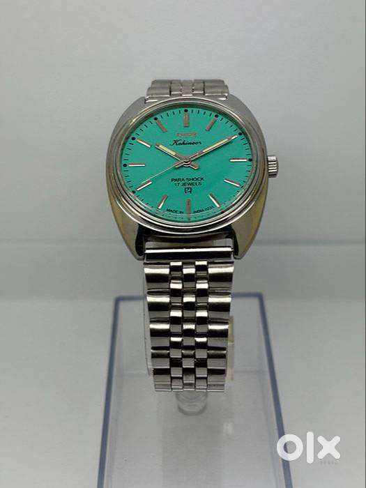 HMT kohinoor vintage hand winding tiffany blue watch