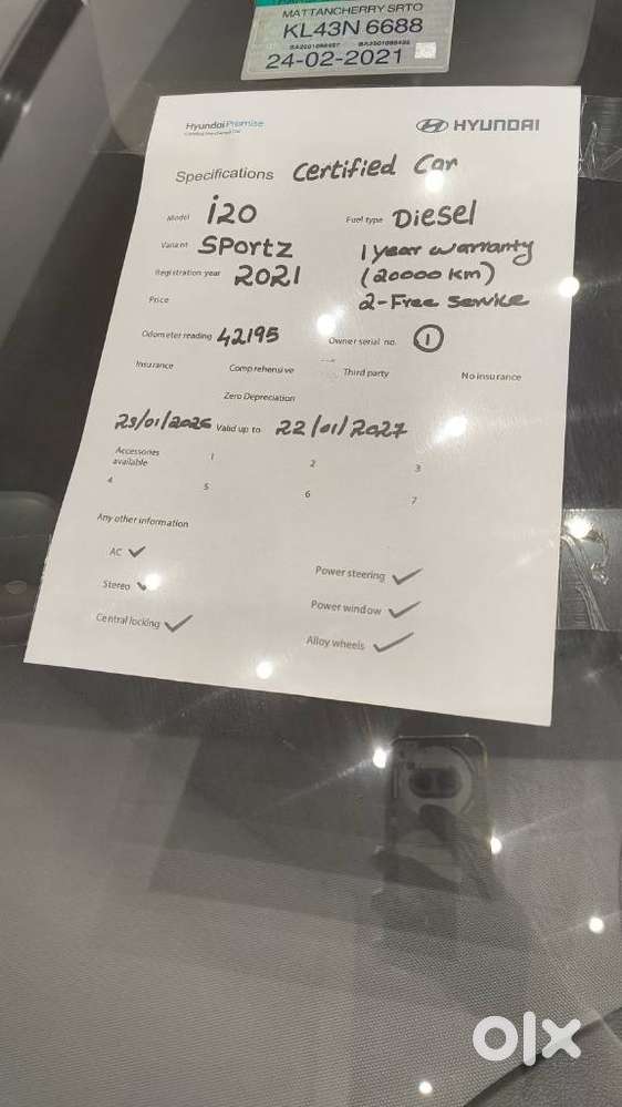 Hyundai I20 1.2 Spotz, 2021, Diesel