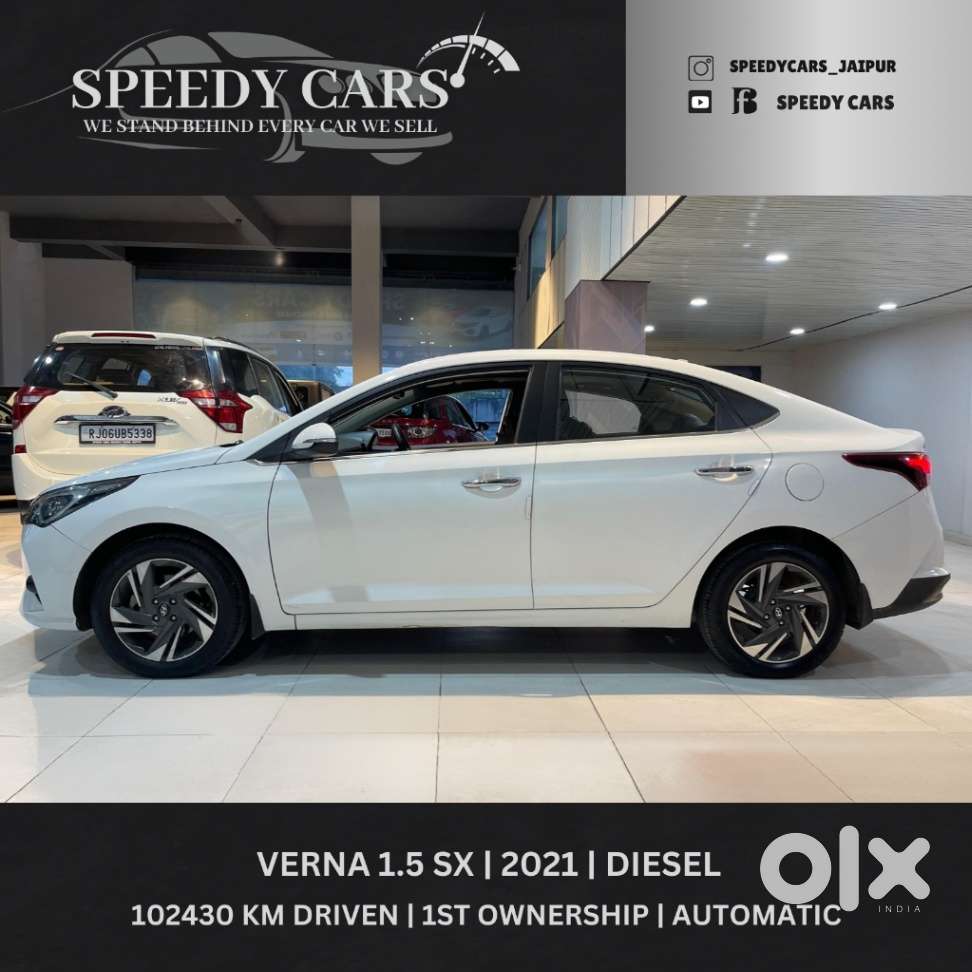 Hyundai Verna 1.5 Sx Diesel At, 2021, Diesel