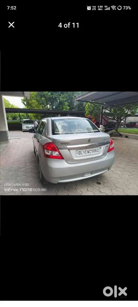 Maruti Suzuki Dzire 2014 Lxi Cng On Paper
