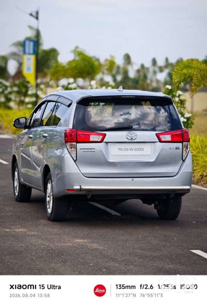 Toyota Innova Crysta 2.4 G Mt 8s, 2018, Diesel